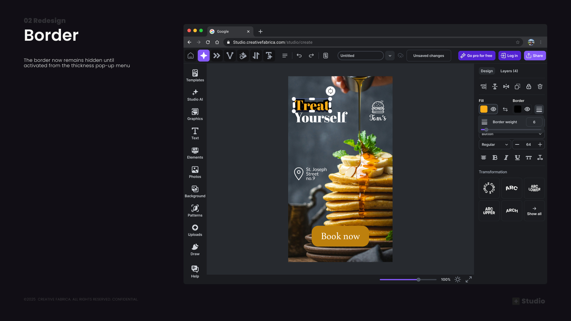 Border — Hidden Until Activated