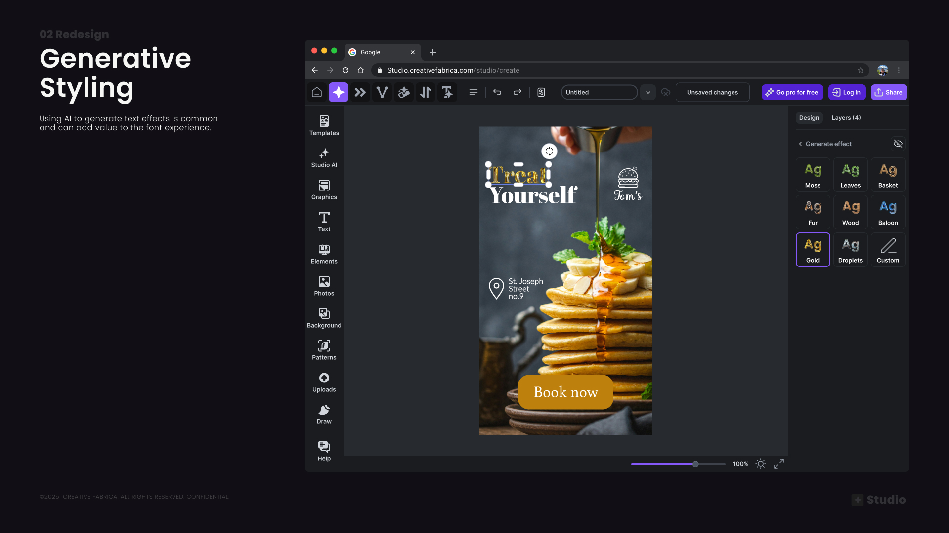 Generative Text Styling — AI Effects
