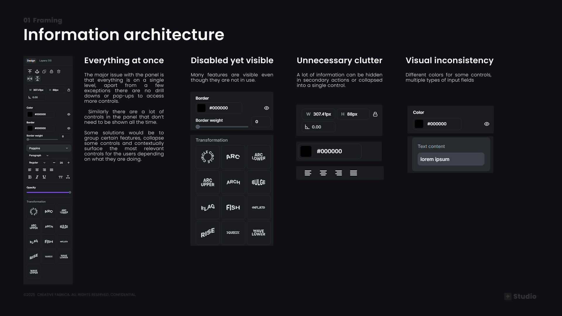Information Architecture Issues
