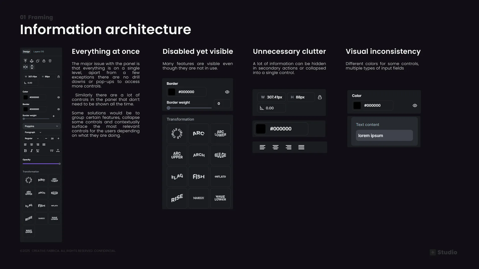 Information Architecture Issues