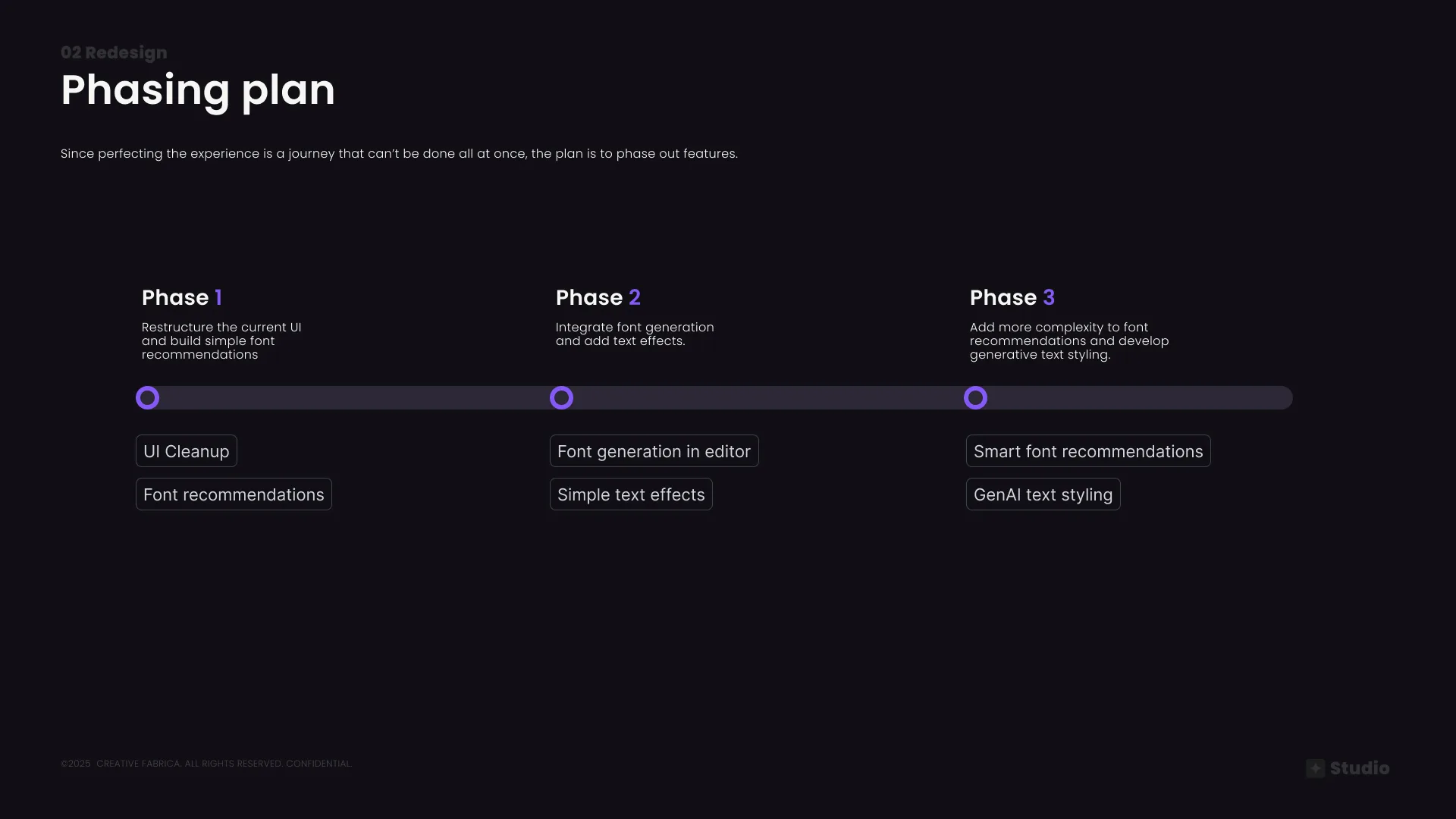 Phasing Plan — 3 Phases