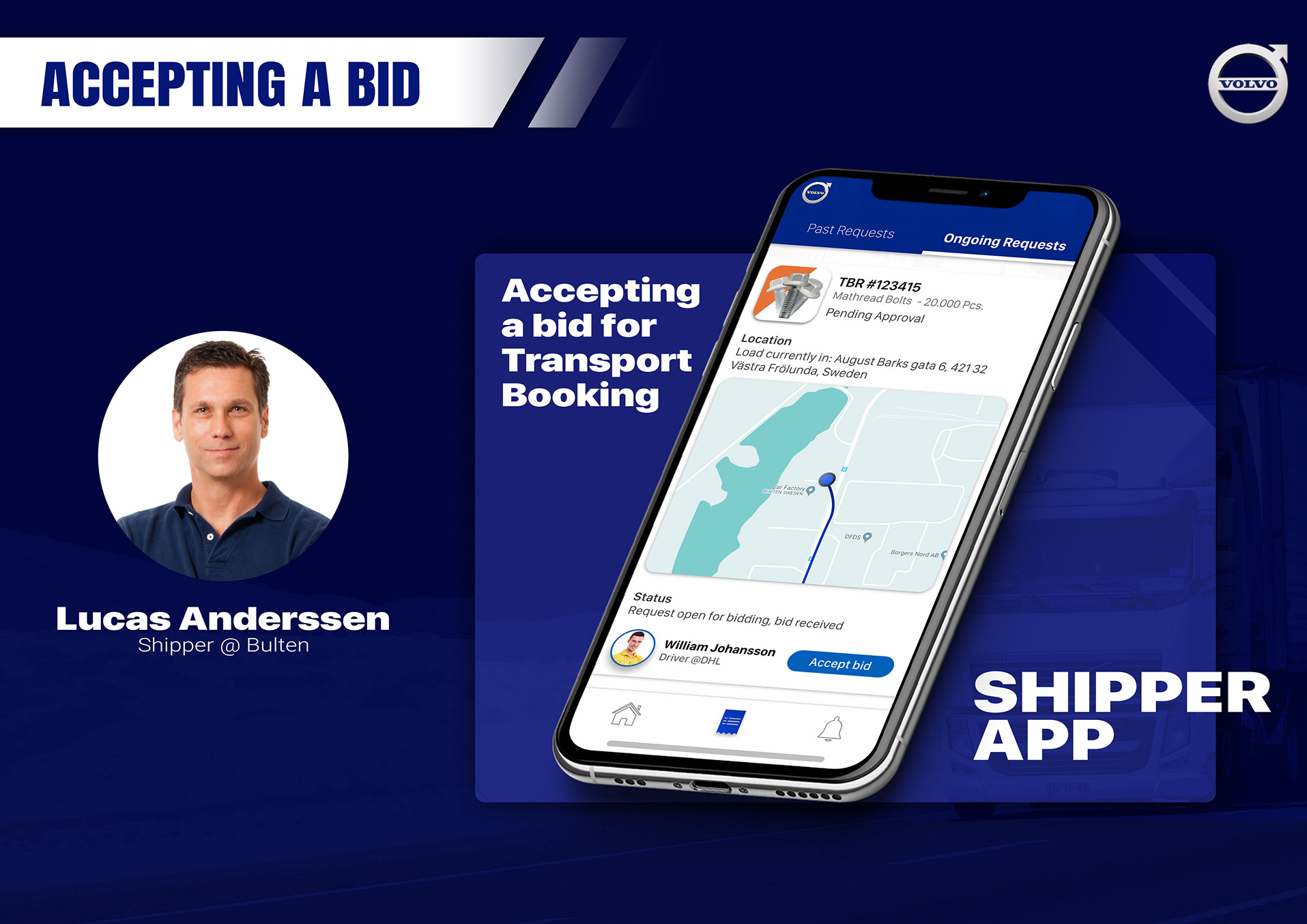 Lucas — accepting a transport bid