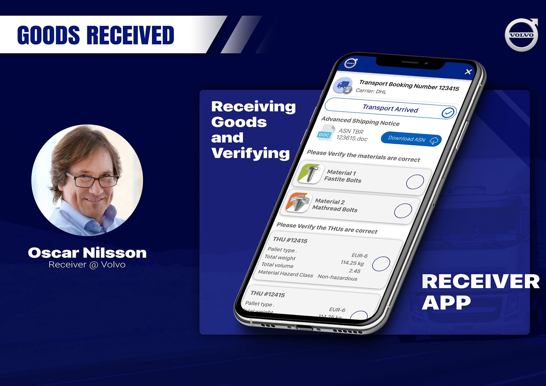 Oscar Nilsson — receiver mobile app